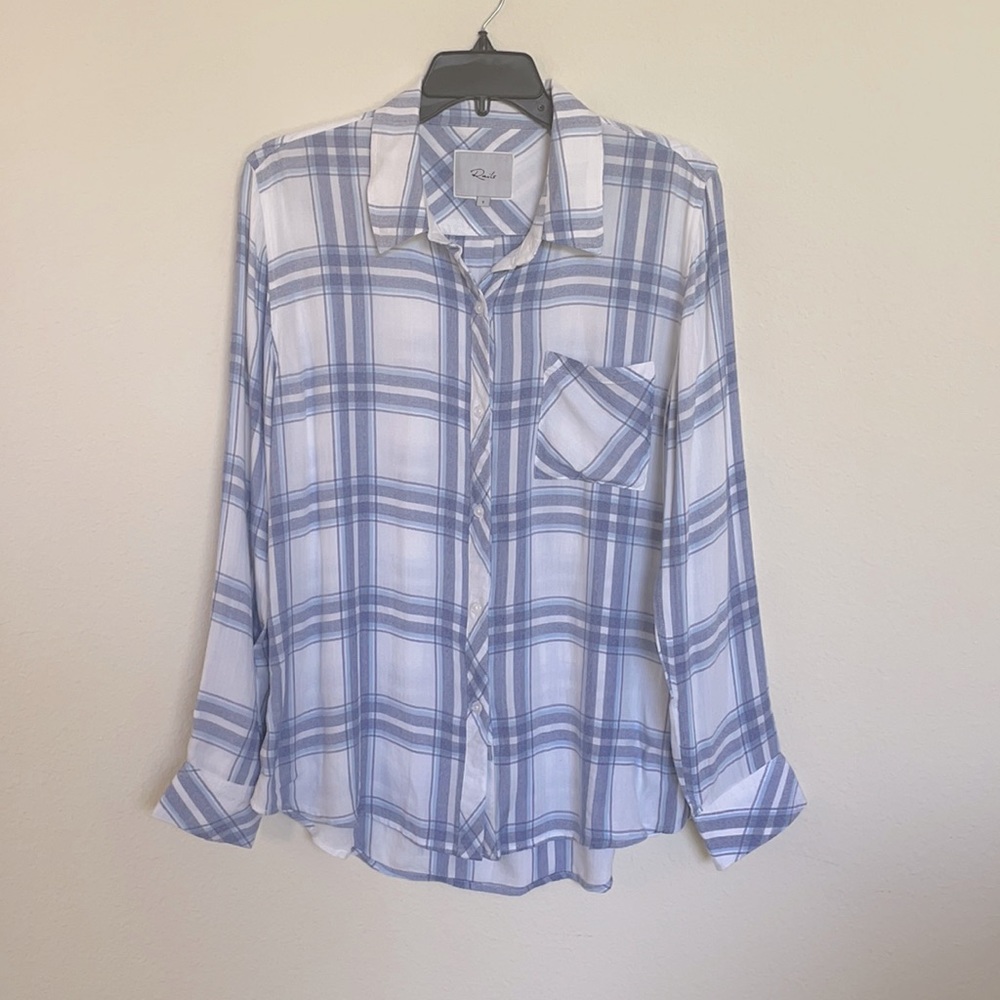 Rails Plaid Long Sleeve Button-down Small